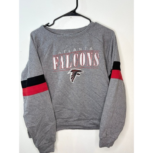 Atlanta Falcons Raglan Pullover Sweatshirt Size large - Picture 2 of 6